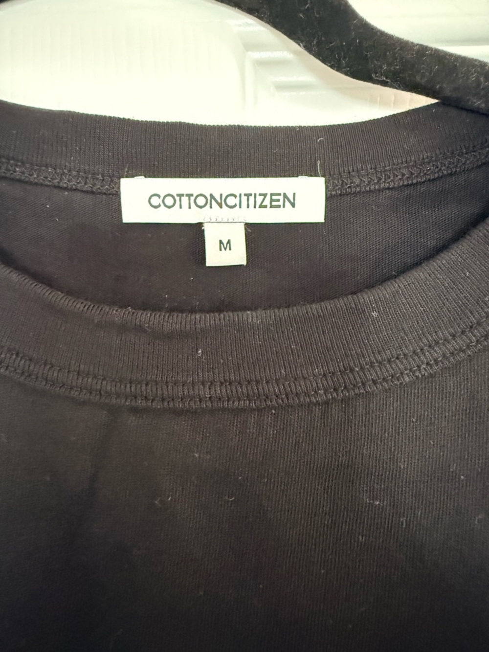 Cotton Citizen: 100% Cotton Black Women's Midi Sleeveless Dress - Picture 2 of 2